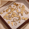 Tanish Free Accessories Women Fashion Gold Plated Stainless Steel Jewelry Charms for Jewelry Making