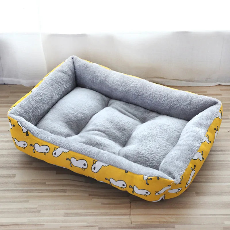 Best Selling 2022 Pet Pillow Portable Orthopedic Sofa Memory Foam Square Orthopedic Dog Bed with Blanket Winner MU Solid CN;ZHE