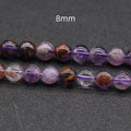 DIY Good Quality Phantom Amethyst beads about 10mm jewelry ball Aquamarine gemstone Sphere for pendant crystal jewelry