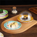 Japanese Modern Melamine Sushi Plate with Customized Pattern Round Shape for Restaurant & Hotel Use Dishes & Plates