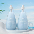 Factory 450ml Glossy Clear Color Special Shape Conditioner Packaging Plastic Bottle