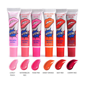 UMEIT Wholesale Waterproof Lipstick Famous Brand Beauty Red Wow Makeup Matte Lip Gloss Impermeable Lip Gloss