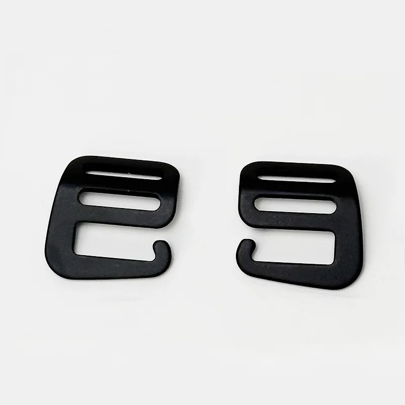 Custom Logo 1.5 Inch 38mm Anodic Aluminium G Hook Strong Adjustable Bag Strap Buckles