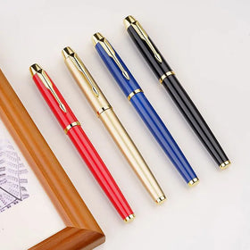 Luxury Men Office Gift Metal Ball Pen School Supplies Ballpoint Pens with Custom logo