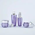 Skincare Packaging 30ml 50ml 100ml New Design Acrylic Lotion Plastic Cream Bottle Set Plastic Jar for Cream