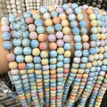 New Arrival Alashan Rainbow Stone Candy Colored Beads Loose Bead Bracelet Diy Jewelry Accessories Wholesale
