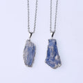 Wholesale Natural Blue Kyanite Cyanite Pendants for Unisex Necklace Making Findings MegaBDM