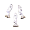 Charms Music Saxophone Trumpet 24x10mm Antique Silver Color Pendants Making DIY Handmade Tibetan Finding Jewelry