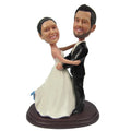 Love Couple Custom Resin Polyresin Bobblehead Figurines Hand-painted Action Statues for Wedding Souvenirs