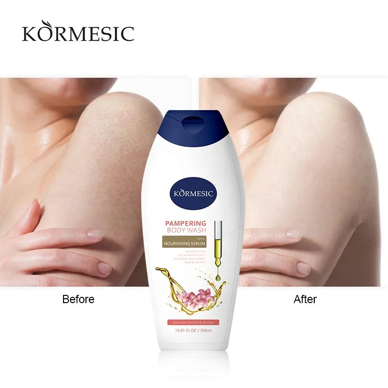 Private Label KORMESIC Refreshing Body Wash for Body Cleaning and Moisturizing