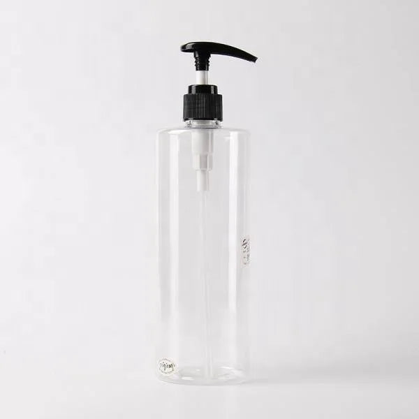 LESOPACK Premium 500ml PET Shampoo Shower Gel Lotion Bottle Cylinder Round Cosmetic Packaging Free Sample