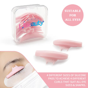 Silicone Lash Lift Pads No Glue Eyelash Perming Rod Permanent Glueless Reusable Eyelash Lifting Shield for Salon and Home