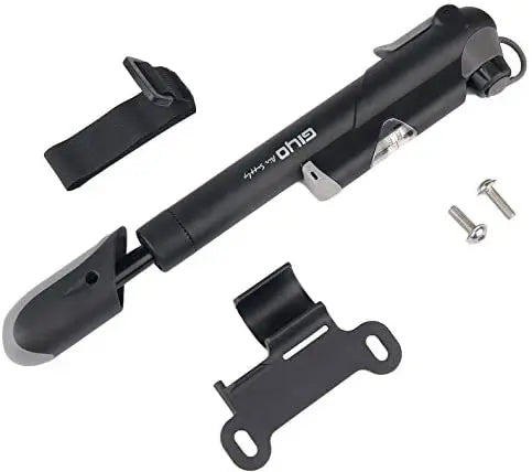 GIYO GP-41S Bicycle Mini Air Pump with High Pressure 100 Psi Inflator Barometer Gauge SV A/V F/V Valve for Mountain Bike Riding