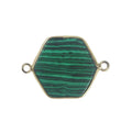 HZ Wholesale Natural Crystal Malachite Healing Stone Aura Pillar Necklace Colorful Electroplated Crystal Point Pendant Jewelry