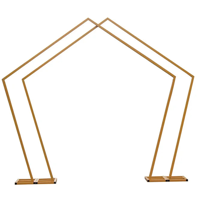 NEW Decorative Wedding Arch Backdrop Stand With Bases Metal Wedding Archway Iron Frame Photo Booth Background Arch Stand