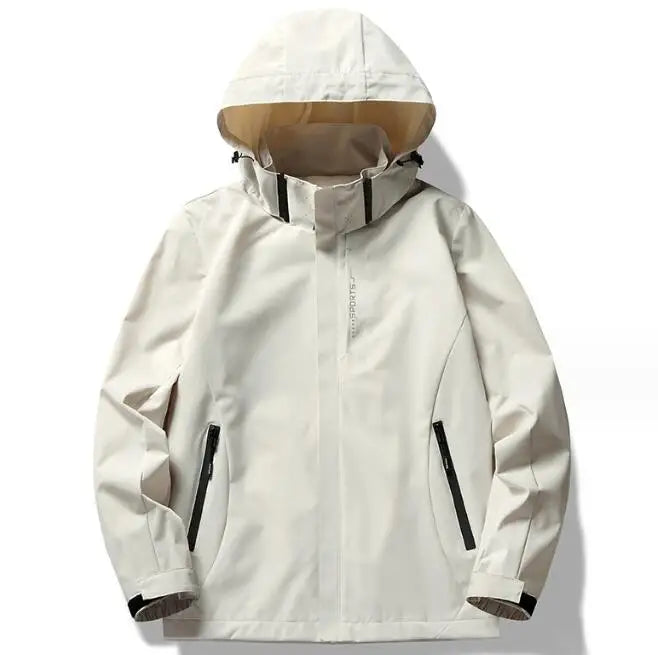 Blank Outdoor Jacket Custom Logo Waterproof Windbreaker Jackets Oversize Men's Hiking Jacket
