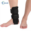 HKJD Adjustable Compression Orthopedic Lace Soft Ankle Brace Breathable Nylon Spandex Support Stabilizer Wrap for Unisex Sports
