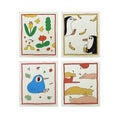 SHIMOYAMA Eco-Friendly 70% Cellulose 30% Cotton 4 PCS Kitchen Cleaning Cloths Dish Towel Wholesale