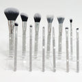 Gracedo 12pcs Custom logo Diamond Bling Makeup Brush Set Colorful Fancy Rhinestone Unique Personality Gift Makeup Brush