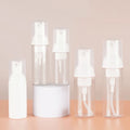 Mini Plastic Foaming Shampoo and Lash Cleanser Bottle 4 oz to 200 ml White Frosted Mini Bath Wash Eyelash Mousse with Pump