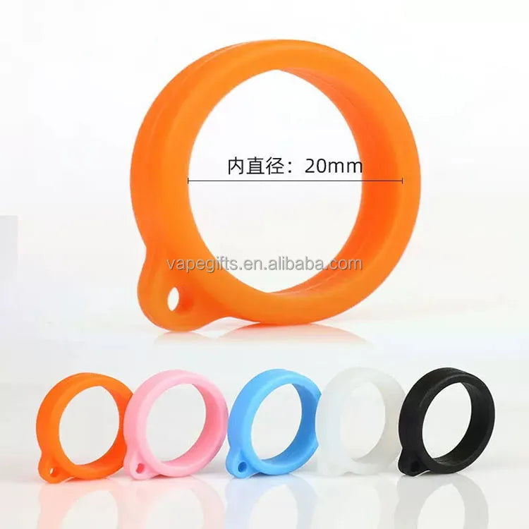 Stylish Decoration Silicon Rubber Ring 8mm 13mm 16mm 18mm 20mm 40mm for Lanyard with Eyelet