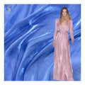 YX2161-1 Spot Wholesale Liquid Silk Organza Fabric Luxury Shiny Luster Organza Fabric Suitable for Dress Clothes