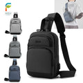 Lightweight Custom Logo Anti-Theft Single Shoulder Bag Waterproof Small Sling Bag Travel Cross Sports Chest Bag Men