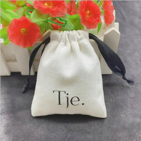 Recyclable Twill Cotton Gift Bag Plain Beige for Packaging Use