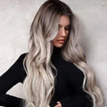 Furina Wavy 2023 Non Shedding Wholesale Long Hair High Temperature Synthetic Wig for Women