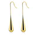 European and American Stainless Steel 18K Gold Drop Long Tassel Ear Hook Earrings Wholesale