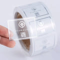 Custom Logo Printed Gold Foil Plastic Bottle Metal Stickers Transparent Transfer Bronzing Label for Premium Packaging