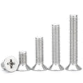 M8 M10 Stainless Steel 304 Phillips Countersunk Flat Head Cross Recessed Screw Metric Measurement System
