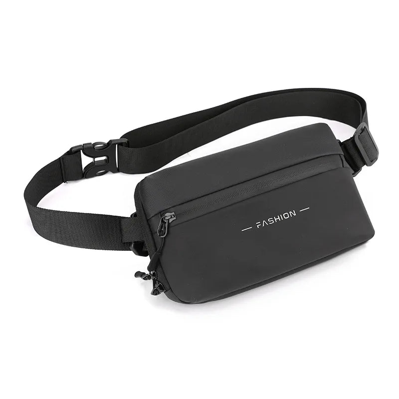 New Product Ideas Outdoors Small Size Nylon Chest Fanny Pack Multi Pocket Card Case Waist Riding Fashion Man Bag