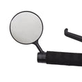 Mountain Bike Rearview  Handlebar Mirror Wide Angle Flat Bicycle Reflective Block Plane Safety Bicycle Rear Mirror