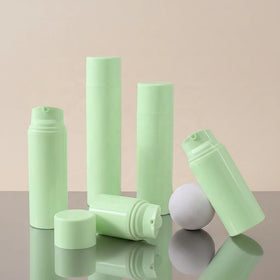New 30ml 50ml 100ml 120ml 150ml 1.7 Oz 5oz White Pp Cosmetic Vacuum Plastic Airless Pump Bottle