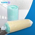 Washable Green Fiberglass Filter Flame Retardant Paint Booth Filter Media Roll Spray Booth Filters Media Rolls