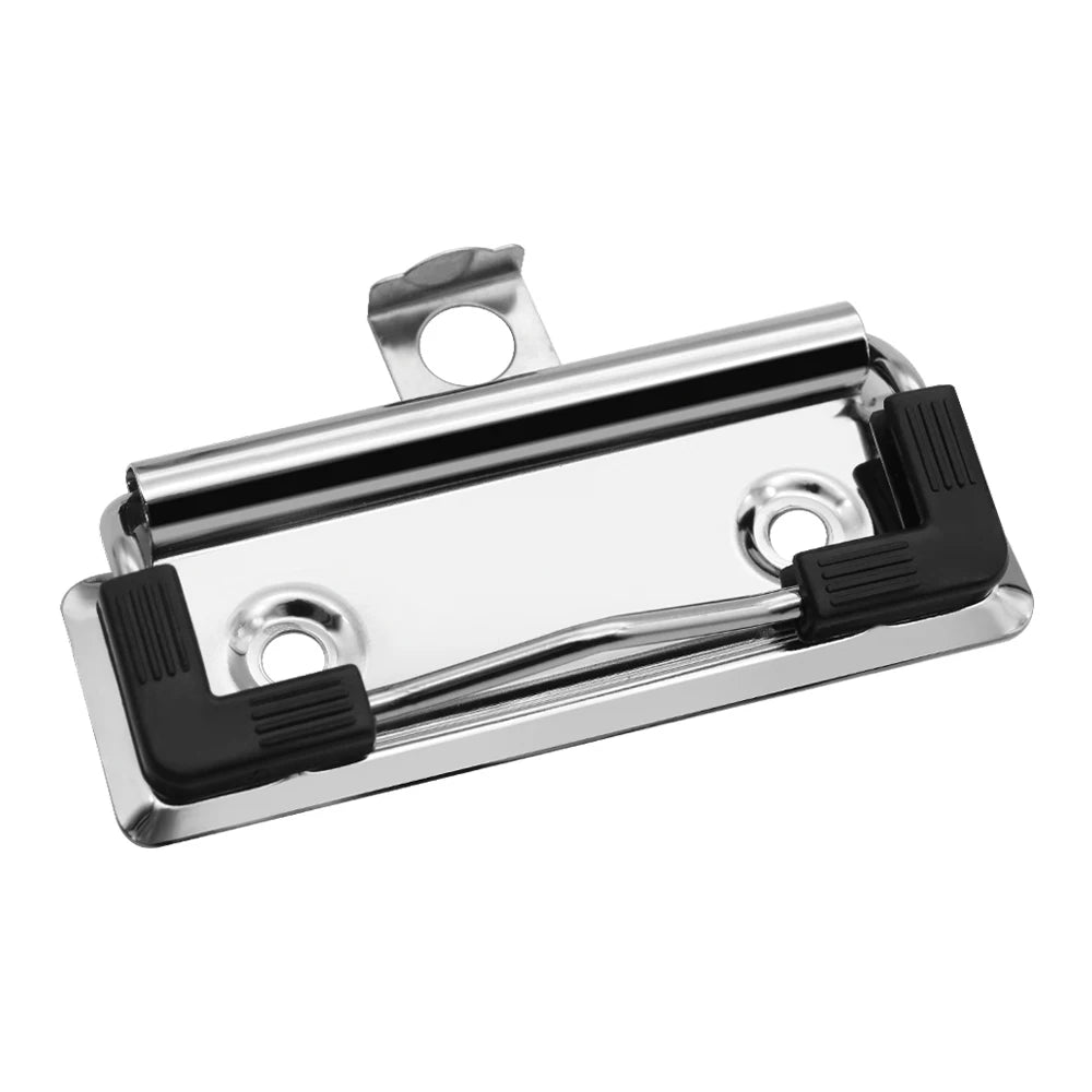 C4R High Quality Low Price JXY B1C Metal Board Clip 100mm Clipboard Clip 120mm Binding Clip Silver Environmental Electroplating