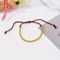 4mm Stainless Steel Beaded Adjustable Bracelet for Girls ST293