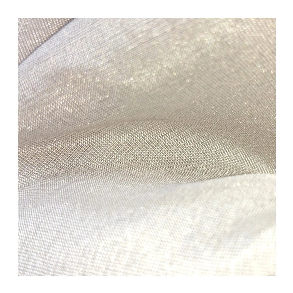 Silk-Silver EMF Shielding Fabric - Lightweight Radiation-Resistant Material for Apparel