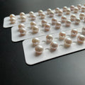Wholesale 3A 3-12mm Genuine Freshwater Cultured Loose Pearls Natural White Color for Bulk Jewelry Making Inspired Real River