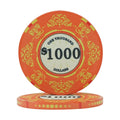 Factory Wholesale Venerat Ceramic Poker Chips 10g Ept Customized Flower Design Printed 39 43 mm with Value for Casino Game