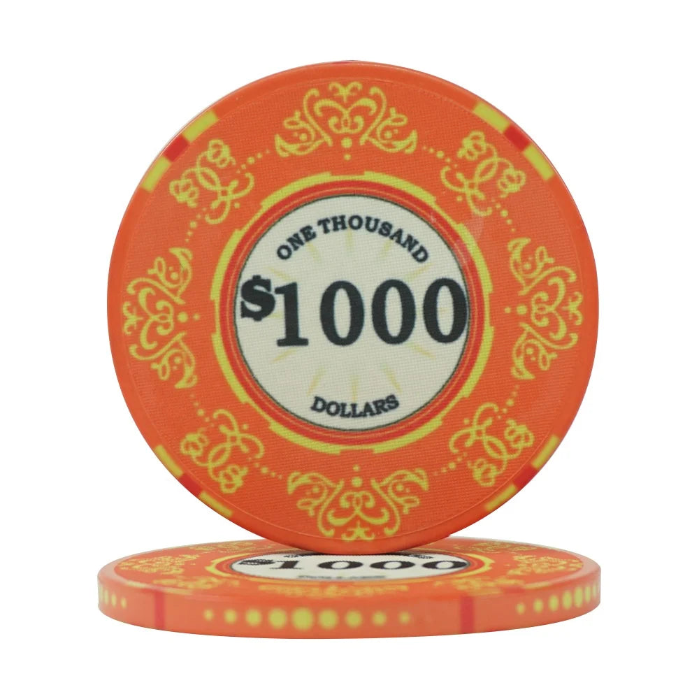Factory Wholesale Venerat Ceramic Poker Chips 10g Ept Customized Flower Design Printed 39 43 mm with Value for Casino Game