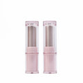 11.1mm Round Pink Transparent Lipstick Tube Empty Slanted Opening DIY Cosmetic Packaging Custom Logo Bulk Wholesale