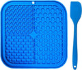 Silicone Dog Lick Mat with Suction Cups for Pet Anxiety Relief Slow Feeder for Dog Food Cat and Dogs