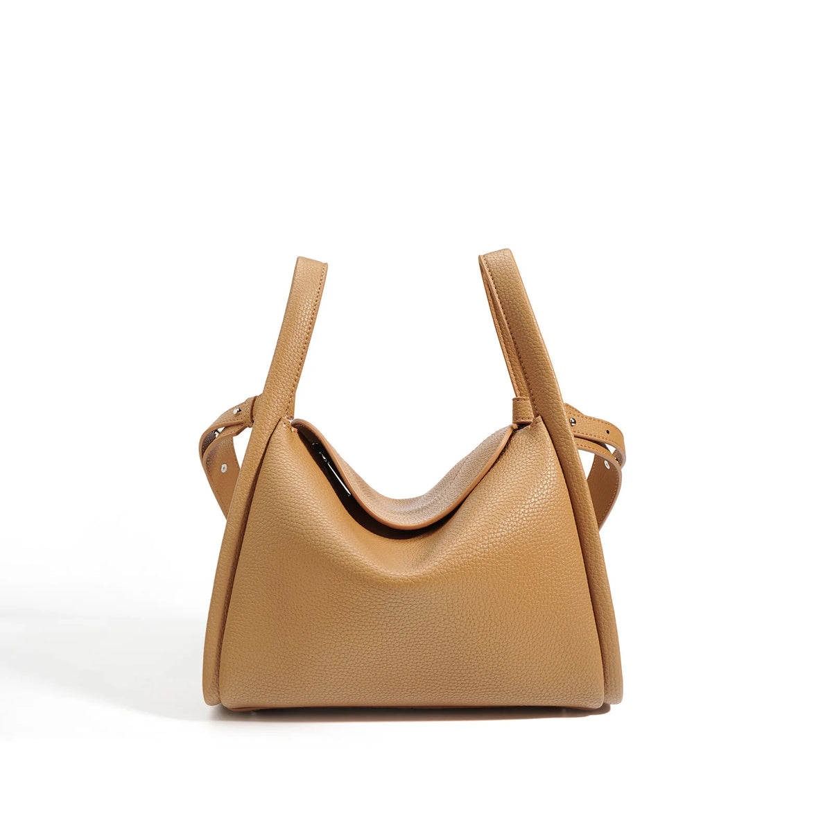 Fashion Women's Genuine Leather Large Capacity Shoulder Bag with Customized Logo Soft Cowhide Handbag for Daily Use Brand Bag