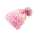 Factory Custom Winter Female Fur Pom Poms Winter Hat for Women Girl Hats Knitted Beanies Cap Hat Thick Women Skullies