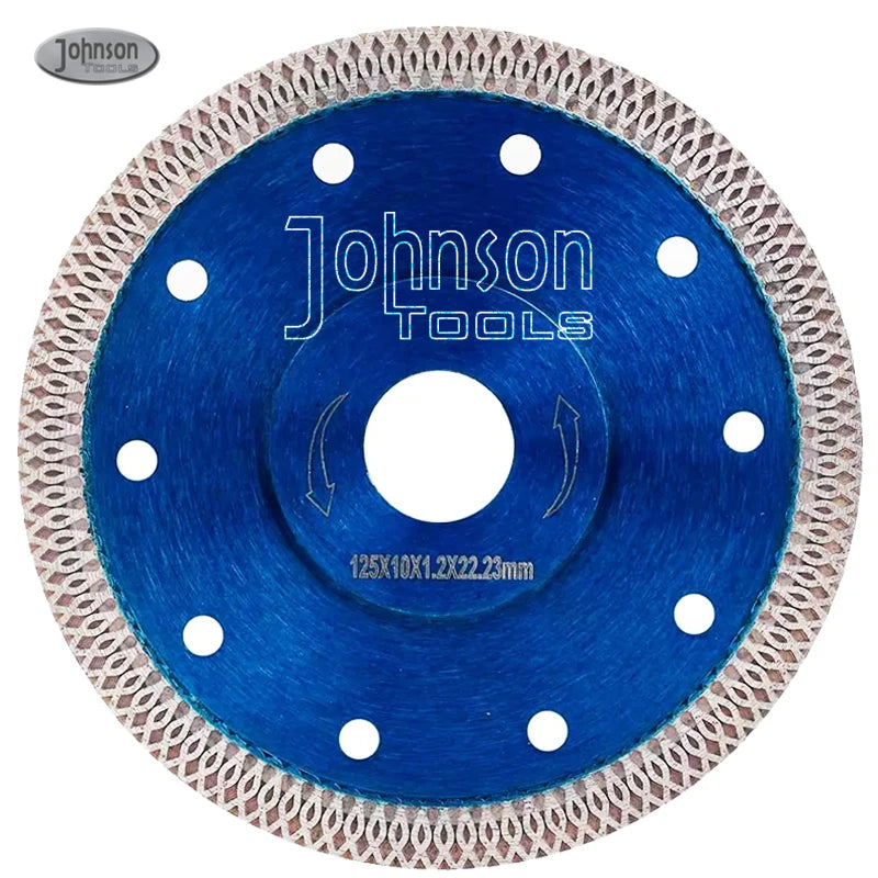 115mm Super Thin Mesh Turbo Segment Diamond Saw Blade for Cutting Porcelain Tile Ceramic Stone
