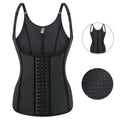 12 Steel Bone Black Girdle Wholesale Perforated and Breathable Private Label Underbust Corset Latex Waist Trainer