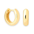 High Quality Women's Jewelry 925 Sterling Silver 18k Gold Classic Hoop Huggie Earrings