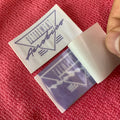 Clean White Self Adhesive Fabric Clothing Labelstrongly Glue Backing Heat Press Woven Label for Pants